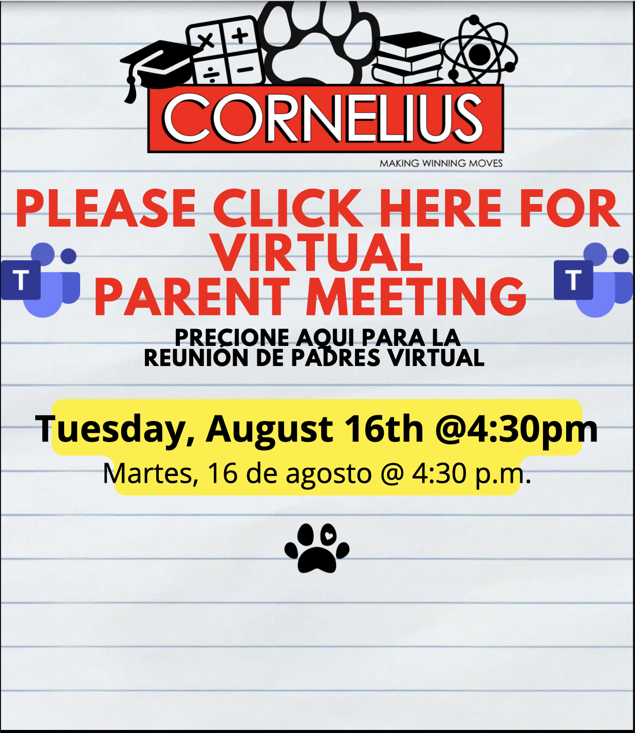  Parent's Meeting